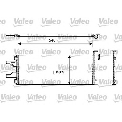 Foto Condensatore, Climatizzatore VALEO 814069