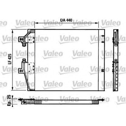 Foto Condensatore, Climatizzatore VALEO 816678