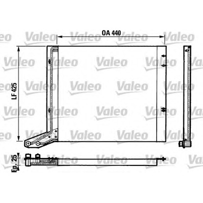 Фото Конденсатор, кондиционер VALEO 816679