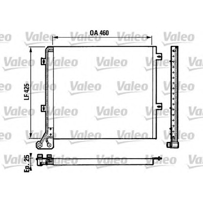 Foto Condensatore, Climatizzatore VALEO 816680