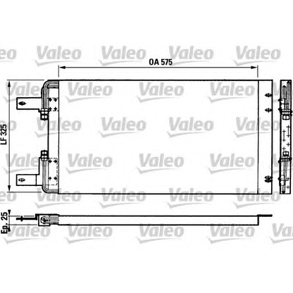 Foto Condensador, aire acondicionado VALEO 816683