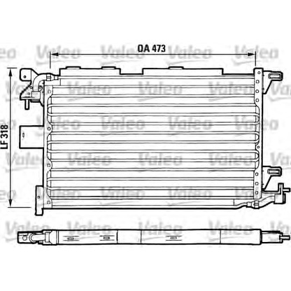 Фото Конденсатор, кондиционер VALEO 816727