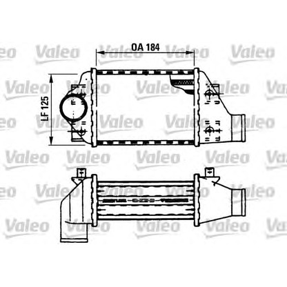 Foto Ladeluftkühler VALEO 816763