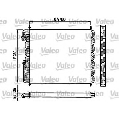 Photo Condenser, air conditioning VALEO 816771