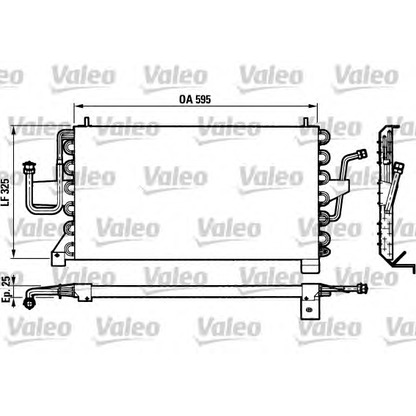 Foto Condensador, aire acondicionado VALEO 816773