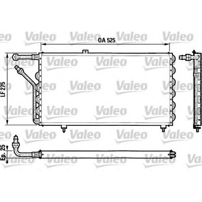 Photo Condenseur, climatisation VALEO 816778