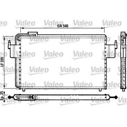 Photo Condenseur, climatisation VALEO 816822