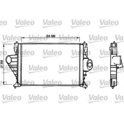 Foto Radiador de aire de admisión VALEO 816823