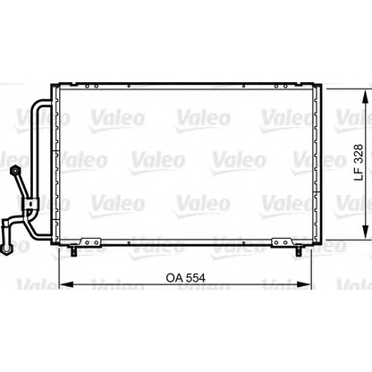 Foto Condensador, aire acondicionado VALEO 816835