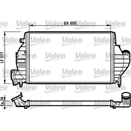 Photo Intercooler, échangeur VALEO 816836