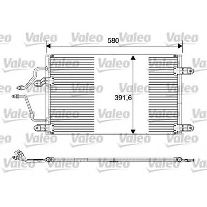 Foto Condensatore, Climatizzatore VALEO 816839