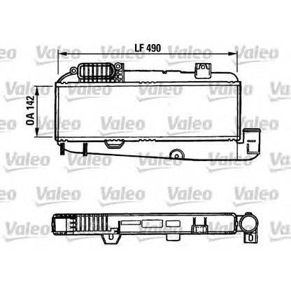 Photo Intercooler, échangeur VALEO 816847