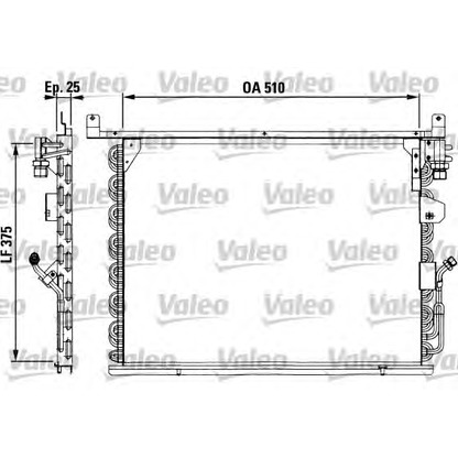 Foto Condensatore, Climatizzatore VALEO 816878