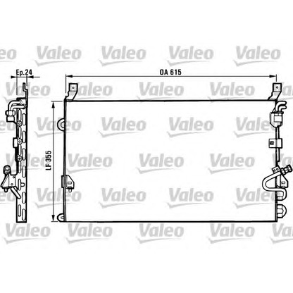 Фото Конденсатор, кондиционер VALEO 816880