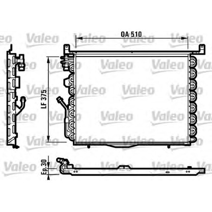 Foto Condensador, aire acondicionado VALEO 816881