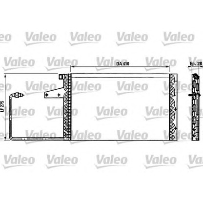 Фото Конденсатор, кондиционер VALEO 816886