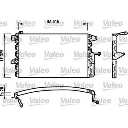 Foto Kondensator, Klimaanlage VALEO 816897