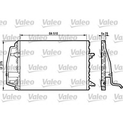 Фото Конденсатор, кондиционер VALEO 816898