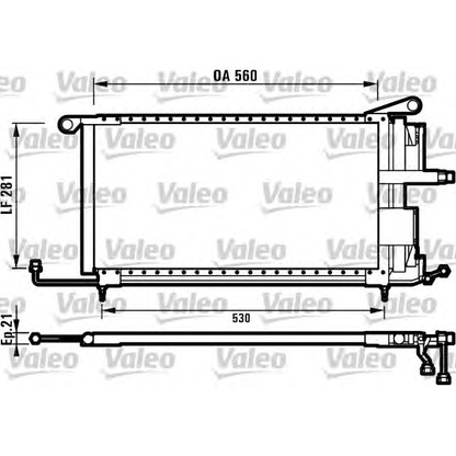 Foto Condensatore, Climatizzatore VALEO 816909