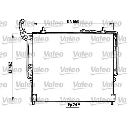 Foto Condensador, aire acondicionado VALEO 816944