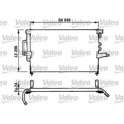 Foto Condensatore, Climatizzatore VALEO 816950