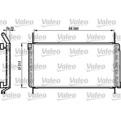 Foto Condensador, aire acondicionado VALEO 816974