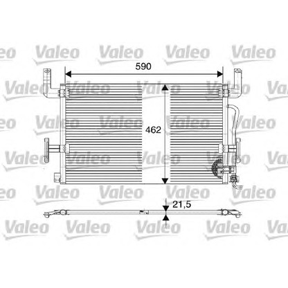 Foto Condensatore, Climatizzatore VALEO 816980