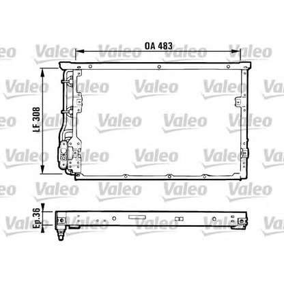 Foto Condensador, aire acondicionado VALEO 816982