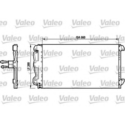 Фото Конденсатор, кондиционер VALEO 816991