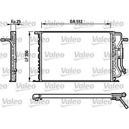 Photo Condenseur, climatisation VALEO 816992