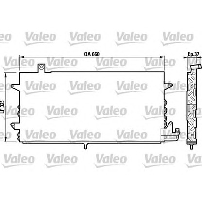 Foto Kondensator, Klimaanlage VALEO 817019