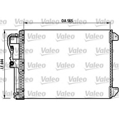 Фото Конденсатор, кондиционер VALEO 817022