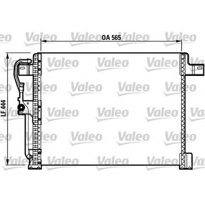 Foto Condensatore, Climatizzatore VALEO 817023