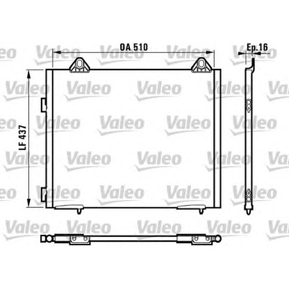 Фото Конденсатор, кондиционер VALEO 817067