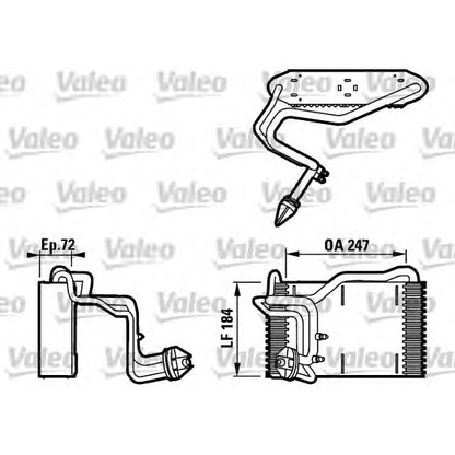 Foto Verdampfer, Klimaanlage VALEO 817077