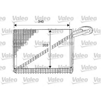 Foto Verdampfer, Klimaanlage VALEO 817104