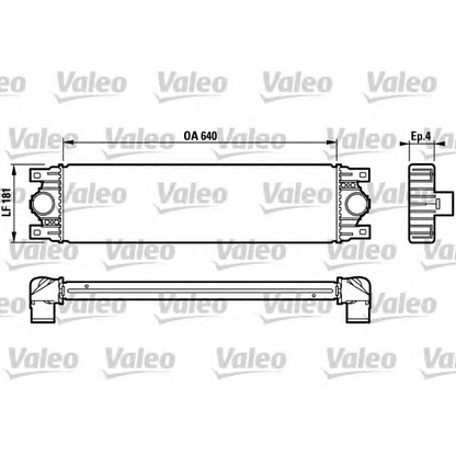 Photo Intercooler, échangeur VALEO 817115