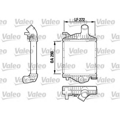 Photo Intercooler, échangeur VALEO 817390