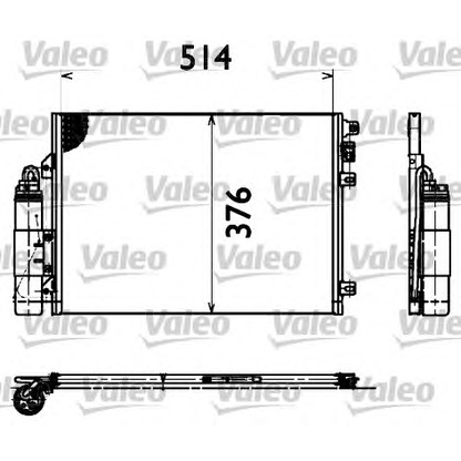 Foto Kondensator, Klimaanlage VALEO 817428