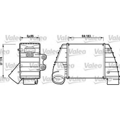 Photo Intercooler, échangeur VALEO 817487