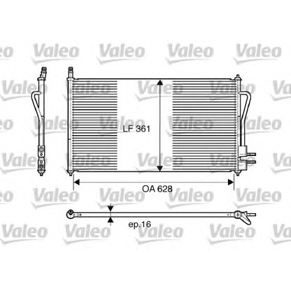 Foto Kondensator, Klimaanlage VALEO 817493