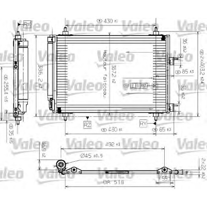 Foto Kondensator, Klimaanlage VALEO 817524