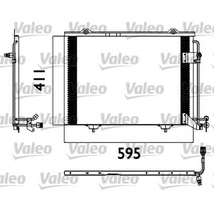 Photo Condenser, air conditioning VALEO 817562