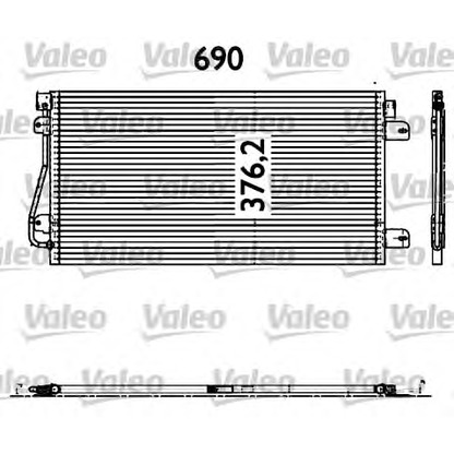 Foto Condensatore, Climatizzatore VALEO 817601