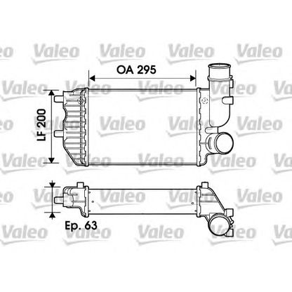 Photo Intercooler, échangeur VALEO 817632