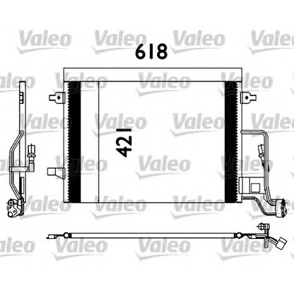 Foto Condensador, aire acondicionado VALEO 817679