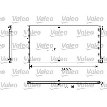 Foto Kondensator, Klimaanlage VALEO 817684