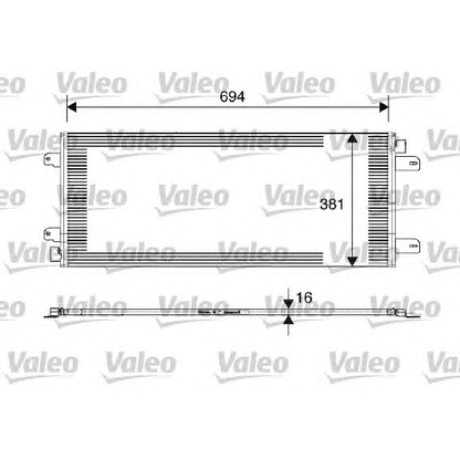 Foto Kondensator, Klimaanlage VALEO 817689