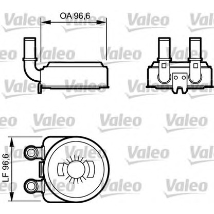 Foto Ölkühler, Motoröl VALEO 817705