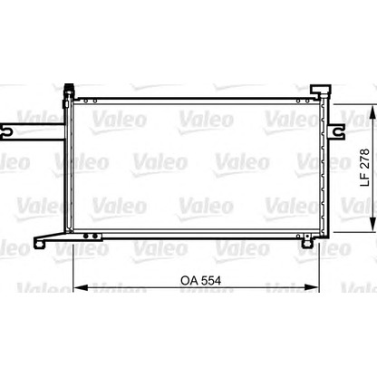 Foto Condensador, aire acondicionado VALEO 817732